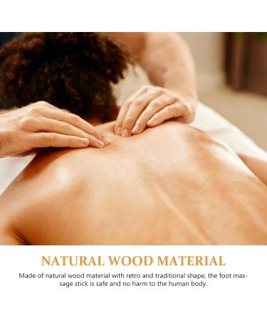 Healvian 4-Piece Wooden Foot Massager Set | Acupuncture Massage Roller & Body Shaping Tools for Relaxation & Pain Relief - Buy Online on GoSupps.com