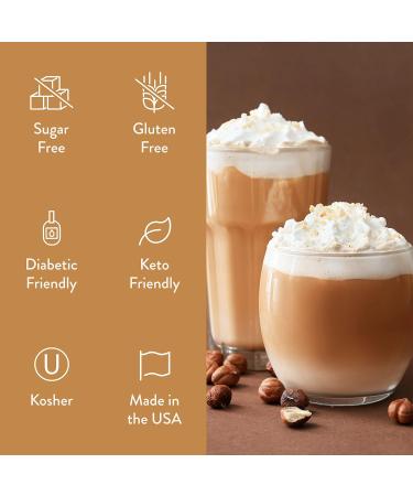 Jordan's Skinny Mixes Syrups Keto Coffee Syrup Sugar Free - Hazelnut - 25.4 Fl Oz. - Buy Online on GoSupps.com