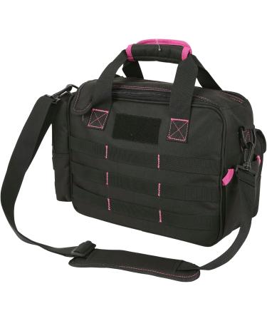 Allen Company Dolores Women's Compact Shooting Range Bag - Black/Pink - 13 x 4.5 - Gun Storage for Handguns, Shooting Gear, and Accessories - Buy Online on GoSupps.com
