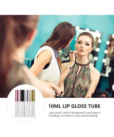 Cabilock Lot de 40 Tubes de Gloss L vres Vides 10 Ml Transparent et Abs tanche et Rechargeable pour Maquillage Voyage et Cosm tiques Diy Embouts Pinceau Int gr s 4 Couleurs - Buy Online on GoSupps.com