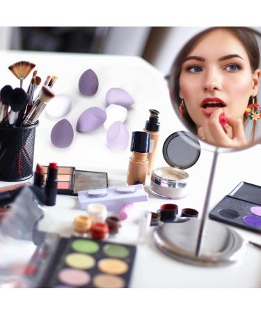 8 Pieces Purple Makeup Sponge Set - Beauty Blenders for Foundation Powder & Liquids - Ideal Face Sponges for Flawless Makeup - Buy Online on GoSupps.com