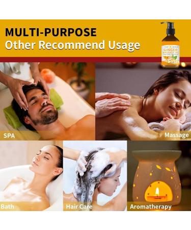 Huile de gingembre 100 ml huile de gingembre pour drainage lymphatique liquide de massage musculaire SOR-e pour abdominaux cuisses fesses pieds et articulations relaxation et soutien de la - Buy Online on GoSupps.com