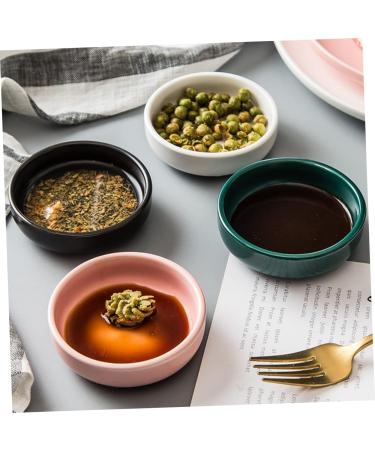 Milisten 6 Pcs Sauce Dish Vinegar Dish Ceramic Dipping Bowls Ceramic Sauce Bowl Saucer Serving Dishes Ceramic Sauce Plates Dip Bowls for Parties Mini Bowl Ceramics Japanese-Style re-usable 9X9X2.5CMx3pcs Blackx3pcs - Buy Online on GoSupps.com