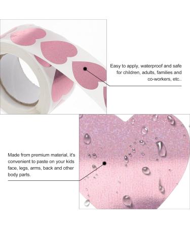 OSALADI 500pcs Tanning Stickers Small Heart Shaped Labels Red Heart Sticker Heart Label Stickers for Tanning Sticker Labels Sun Tan Heart Stickers Tanning Bed Hearts Seal Envelope Pvc Pink - Buy Online on GoSupps.com
