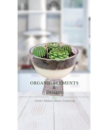 Buy Succulent Candle Centerpiece - Green | Shop Internationally at Your Store Name - Buy Online on GoSupps.com