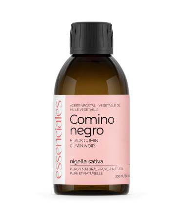 Essenciales Essenciales - 100% pure and natural black vegetable oil 200 ml | Nigella Sativa vegetable oil 1st cold press