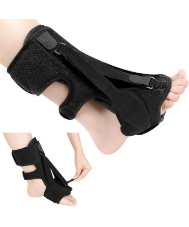 Cheerlink Plantar fasciitis Nachtschiene adjustable plantar fascitis relief brace breathable plantar fasciitis night schiene relief plantar fascititis achillesse tendonitis (black)