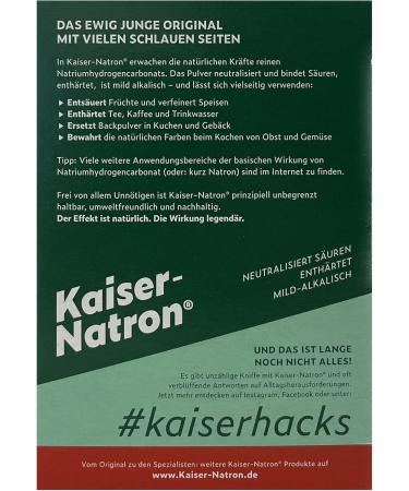 Holste Kaiser Natron Economy Pack - 6 x 250g | Premium Baking Soda for Cooking & Cleaning | International Shipping - Buy Online on GoSupps.com