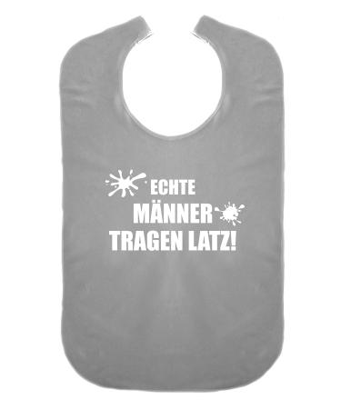 Cre9tive real men wear bib - gift to pension - funny bibs for adult eating apron eating apron clothing protection waterproof ID: 038