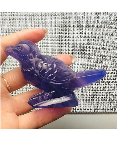 Meditation Home Decor Natural Fluorite Bird Animals Stone Crafts Small Decoration Home Decor Meditation Reiki - Buy Online on GoSupps.com