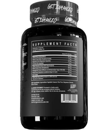 Enhanced Labs - Blue Ox Testosterone Booster- Natural Testosterone Supplement for Increased Strength & Testosterone for Men (150 Capsules) - Buy Online on GoSupps.com