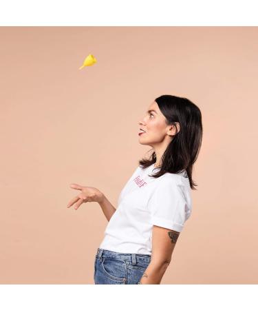 Lunette Menstrual Cup Model 1 - Clear - Ideal for Light Flow | DE Version Eco-Friendly Period Care - Buy Online on GoSupps.com