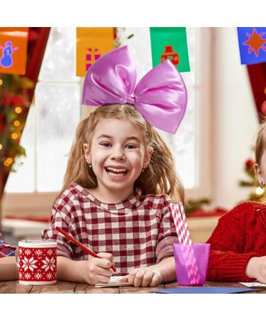 Lurrose Giant Bow Hairband - Large Purple Bow Christmas Headband for Women | Xmas Cosplay Party Supplies - Buy Online on GoSupps.com