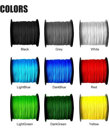 Dingbear 437YD-5000YD Braided Fishing Line - 135lb Multicolored Fishing Cord (1093yd/1000m) | Strong & Durable for International Shipping - Buy Online on GoSupps.com