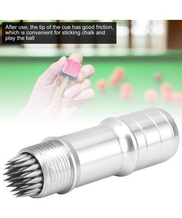 Aluminum Billiard Tip Pricker with Keychain | Pool Stick Needle for Cue Maintenance - Silver - Buy Online on GoSupps.com