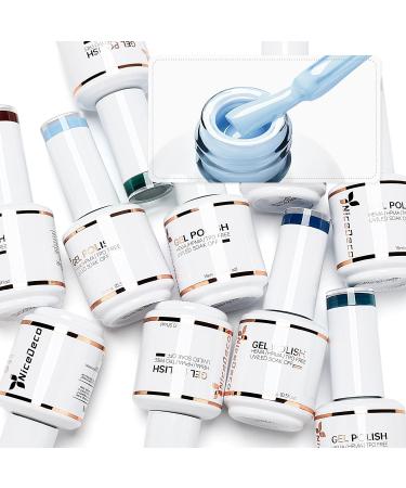 Nicedeco Gel Nail Polish 15ml UV/LED Soak-Off Gel Polish Nail Art Manicure Pedicure Salon & Home Use - Long Lasting & Easy to Apply 256 N256 - Buy Online on GoSupps.com