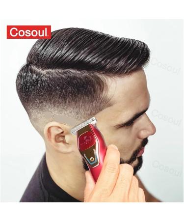 Buy Mini Portable Electric Hair Trimmer | Compact Bald Head Clipper & Shaver - Fashion Red - Buy Online on GoSupps.com