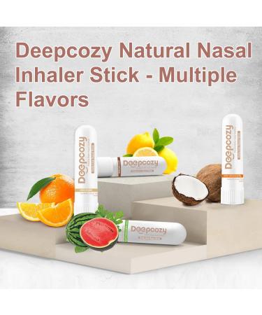 Nasal Stick for Adults 4 Pack Nasal Inhaler Stick for Distraction Relief & Mild Stress Portable Nasal Sticks Nose Inhaler Stick with Menthol (Coconut Watermelon Cold-Brew Mojito) Mint Coconut/ Watermelon/ Cold-brew/ Mo  - Buy Online on GoSupps.com
