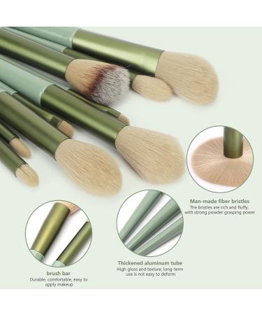 Shop DuringCo 13-Piece Professional Makeup Brush Set - Premium Foundation Concealer Eyeshadow & Blush Kit with Portable Storage Bag - International Shipping Available - Buy Online on GoSupps.com