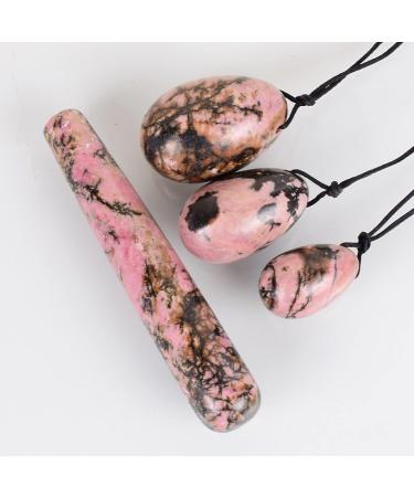 Buy Powder Crystal Stone Yoni Jade Egg Set - Kegel Fitness Device & Muscle Tightening Massager (4PCS Purple) - International Shipping Available - Buy Online on GoSupps.com