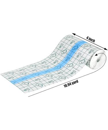 Buy Tondiamo Transparent Stretch Adhesive Bandages - Waterproof & Clear Dressing Tape (4 Inch x 10.94 Yard) - Fast International Shipping - Buy Online on GoSupps.com