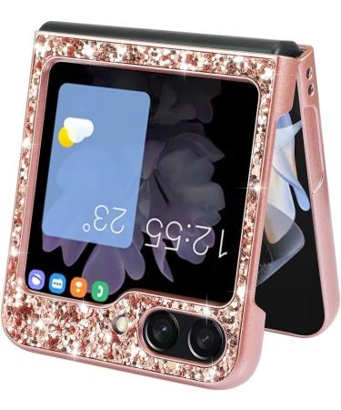 Tivenfezk Nadoli Glitter Case for Samsung Galaxy Z Flip 5 - Black Glossy Bling Ultra-Thin Shockproof Protective Cover - Buy Online on GoSupps.com