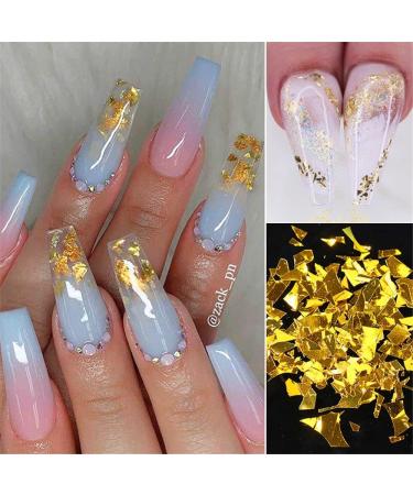 5g/bag Fantasy Shiny Colored Nail Art Sequin Aurora Fragment Irregular Candy Paper Shell Paper(09) - Buy Online on GoSupps.com