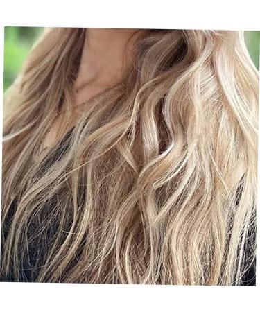 Beavorty hair extension set of four highlights blonde clip in hair extensions 6d hair extensions light brown hair extensions hairpieces hair toppers Miss High temperature wire wig curls - Buy Online on GoSupps.com