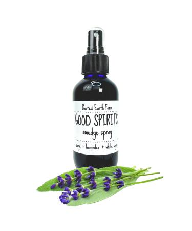 Good Spirits Smudge Spray - 4 fl oz - White Sage Smudging Spray - Room Cleansing - Sage Spray