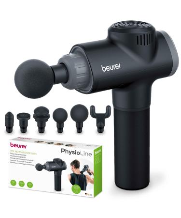 Beurer MG 180 massage gun massage gun with 6 attachments 4 intensity levels for targeted muscle massage applicable for all muscle parts for activation and regeneration (1 -pack) The versatile - 6 essays 4 intensity levels
