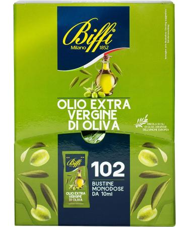  Italian Gourmet E.R. Biffi Extra Virgin Pack of 6 sachets of extra virgin olive oil (102 x 10ml) + 400g Italian gourmet polpa - Buy Online on GoSupps.com