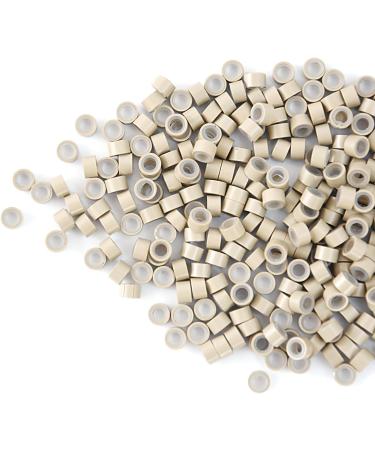 200pcs 5.0X3.0X3.0mm Silicone Micro Rings Links Beads for Hair Extensions (Gray Blonde) 200 pieces Gray Blonde - Buy Online on GoSupps.com