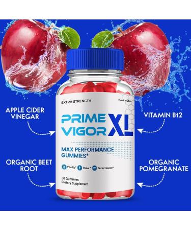 Gold Nutra (2 Pack) Prime Vigor XL Gummies PrimeVigor XL Maximum Strength All Natural Ingredients 2 Months Supply - Buy Online on GoSupps.com
