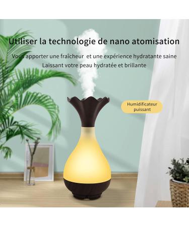 Portable Ultrasound Essential Oil Diffuser | Cool Fog Humidifier with LED Night Light & Auto Shutdown - Perfect for Bedroom & Home Office - Buy Online on GoSupps.com