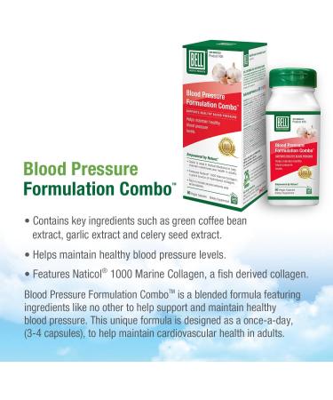 Bell Blood Pressure Formulation Combo - Unique Natural Blend of Green Coffee Bean Extract Garlic & Celery Seed Extract - Lower Blood Pressure Supplements - 60 capsules Vegan Non-GMO 60 count (Pack of 1) - Buy Online on GoSupps.com