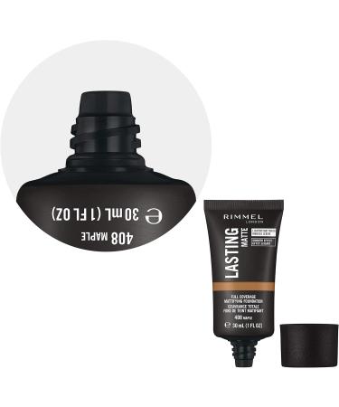 Rimmel Lasting Matte Foundation 408 Maple - Buy Online on GoSupps.com