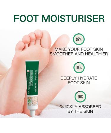 Foot Antibacterial Cream Athletes Foot Cream Hard Skin Remover Foot Callus Remover for Feet Foot Eczema Cream Adults Hydrates and Softens Dry Feet Repairing Cracked Heel and Itchy Feet - Buy Online on GoSupps.com
