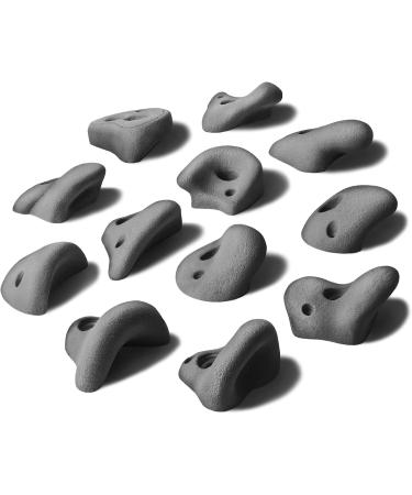ALPIDEX 12L Grey Stone Climbing Holds - Durable Climbing Stones for Indoor & Outdoor Use | International Shipping Available - Buy Online on GoSupps.com