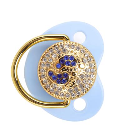 Buy Soft Touch Silicone Baby Pacifier | Antistatic & Stylish | Newborn to 18 Months - Blue - Buy Online on GoSupps.com