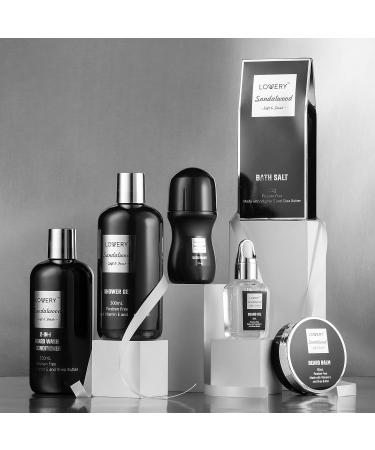 Fathers Day Gifts Beard Kit & Body Care Gifts for Men  Sandalwood Spa Gift Baskets  Mens Bath & Beard Grooming Kit for Him  Unique Birthday Gifts for Him with Beard Balm  Growth Oil  Deodorant & More - Buy Online on GoSupps.com