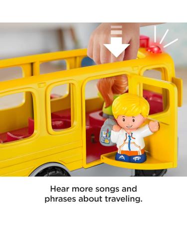 Fisher-Price Little People Sit with Me School Bus - Fun Interactive Toy for Kids | Shop Now & Enjoy International Shipping! - Buy Online on GoSupps.com