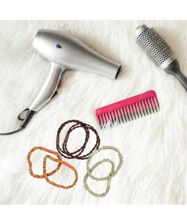 Tabanzhe 20 Boho Hair Tie Bracelets for Women and Men - Stylish Hair Elastics with No Damage Perfect Ponytail Holders for Thick Medium and Long Hair - Buy Online on GoSupps.com