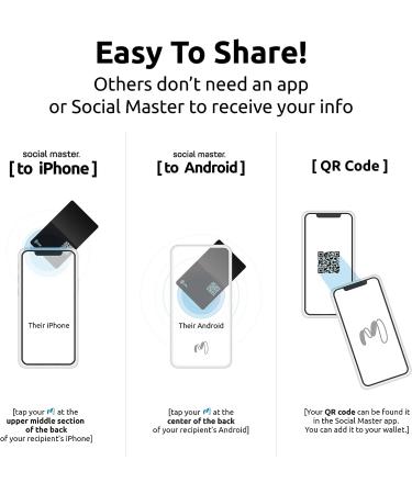 Metal NFC Digital Business Card - Instant Contact & Social Media Sharing - iOS & Android Compatible (Spacecraft) - Buy Online on GoSupps.com