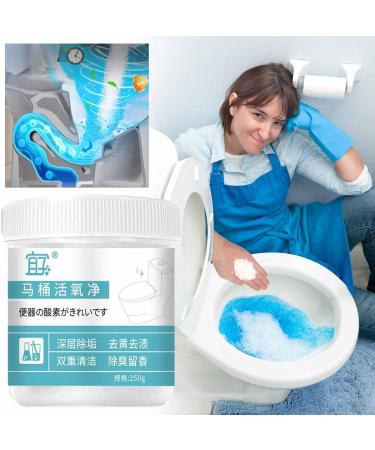 Toilet Active Oxygen Agent Touch Free Fizzy Foam Toilet Cleaner Splash Toilet Cleaner Foaming Powder Multifunction Powerful Pipe Dredging Agent Powerful Pipe Cleaning Toilet Drains (1PC) - Buy Online on GoSupps.com