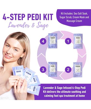 Foot Care Gift Set - Foot Pamper Hamper with 4-Step Pedicure Kit Nail Brush Nail Clippers 4-In-1 Foot File and Pumice Sponge | Complete Home Pedicure Set | Includes ShopZee Skincare eBook - Buy Online on GoSupps.com