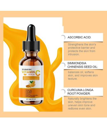 Vitamin C Serum for Face | 30ML Facial Skin Brightening Essence | Anti-Dark Spots & Brightening Serum | Facial Skin Brightening Essence for Skin Care - Buy Online on GoSupps.com