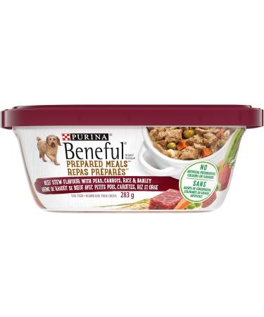 Beneful Wet Dog Food Prepared Meals Rice and Lamb Stew & Beneful Wet Dog Food Prepared Meals Roasted Turkey Medley & Beneful Wet Dog Food Prepared Meals Beef Stew 283g (8Pack) - Buy Online on GoSupps.com