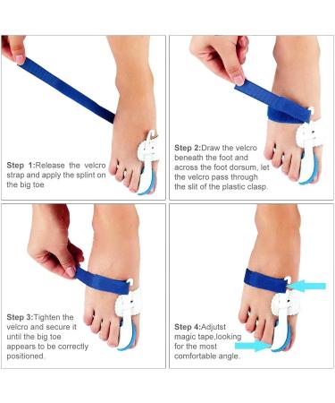 TMXKOOK 7 STCK Bale Toe Corrector & Pads | Pain Relief for Hallux Valgus | Unisex Protection Solution - Buy Online on GoSupps.com