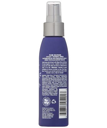 Surface Hair Pure Blonde Violet Toning Spray - 4 fl oz - Eliminates Brassy Tones for Blonde, Platinum, Ash, Silver, and Gray Hair - Buy Online on GoSupps.com