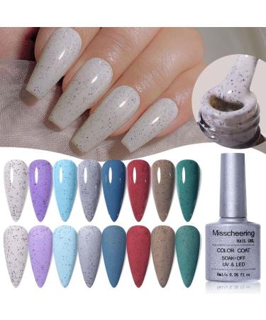 Color Gel Nail Polish Sea Sand Nail Gel Manicure Accessories Semi-Permanent Soak Off Nail Art Varnishes Phototherapy UV Gel - (Color: A003) - Buy Online on GoSupps.com
